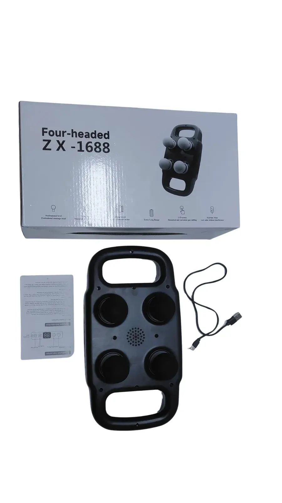 ZX-1688 | ZX-1688 Electric Body Massager جهاز مساج رباعي الرؤوس