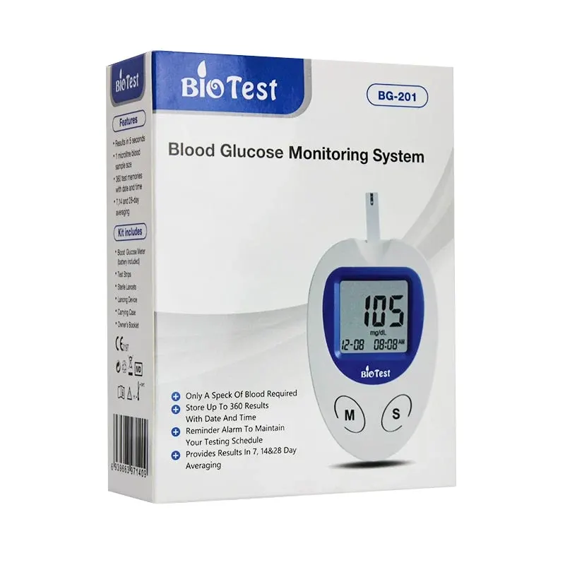 (BIO TEST) جهاز قياس سكر الدم
