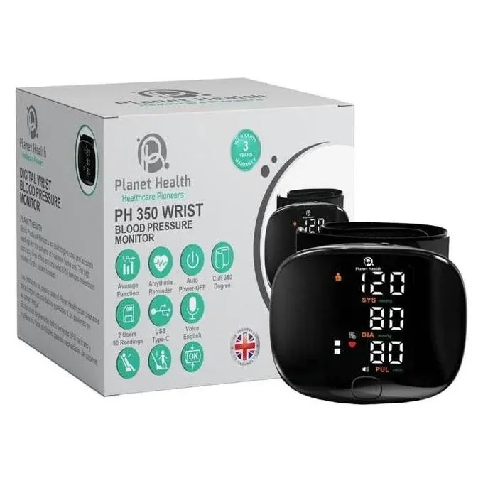 (Planet Health) PH350 - جهاز قياس ضغط الدم من المعصم