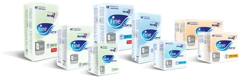 حفاضة لكبار السن بلزق (FINE CARE)
