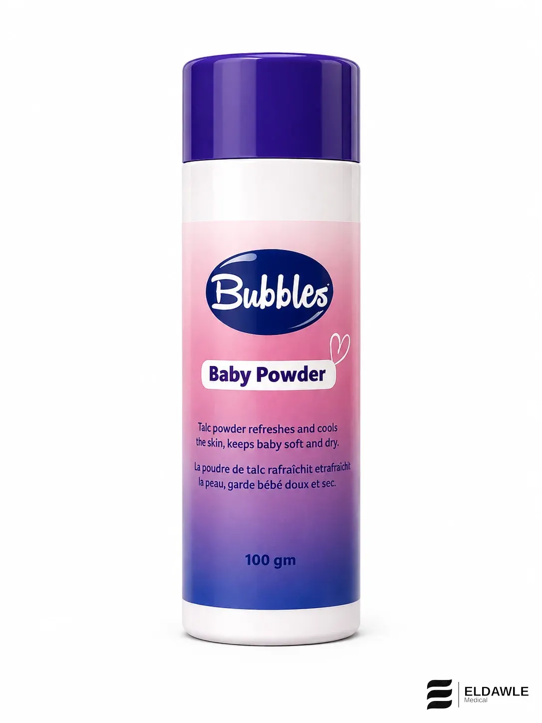 بودرة أطفال بابلز (Bubbles Baby Powder) – 100 جم
