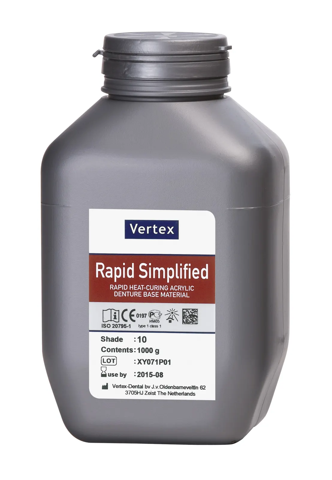 Vertex Heat Curing Powder Pink #5 1 Kg