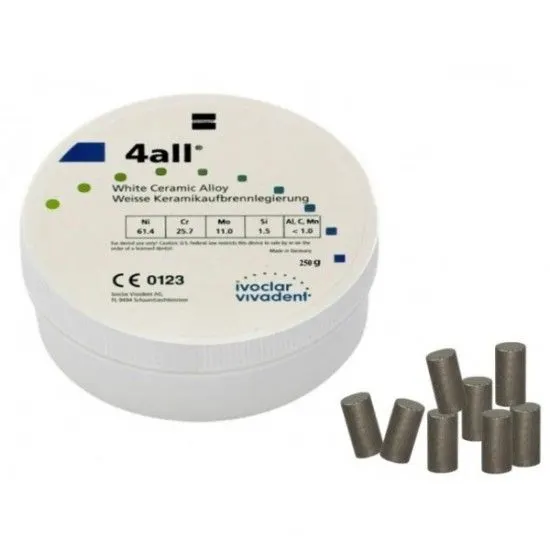 4 All White Ceramic Alloy 1000g