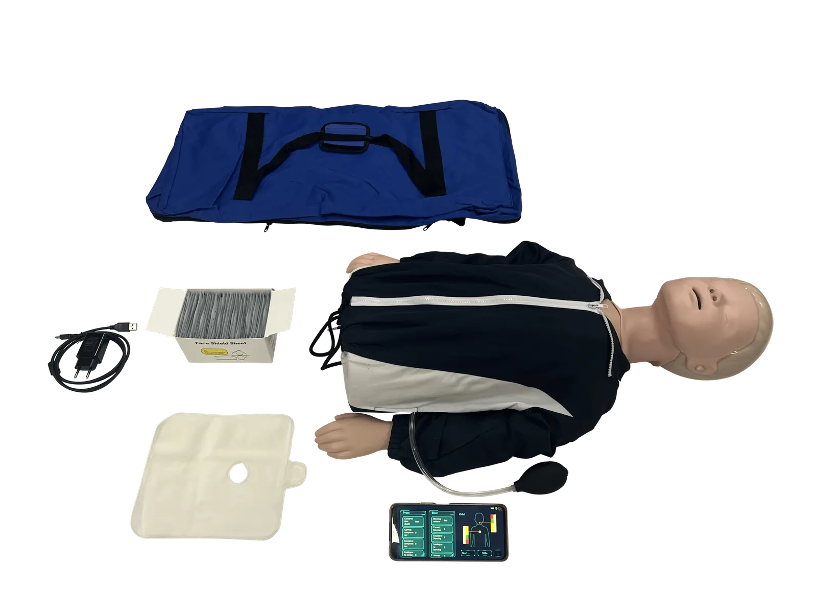 Child (Half Body) CPR with APP Controlled | نموزج نصف جسم الاطفال للانعاش القلبي الرئوي