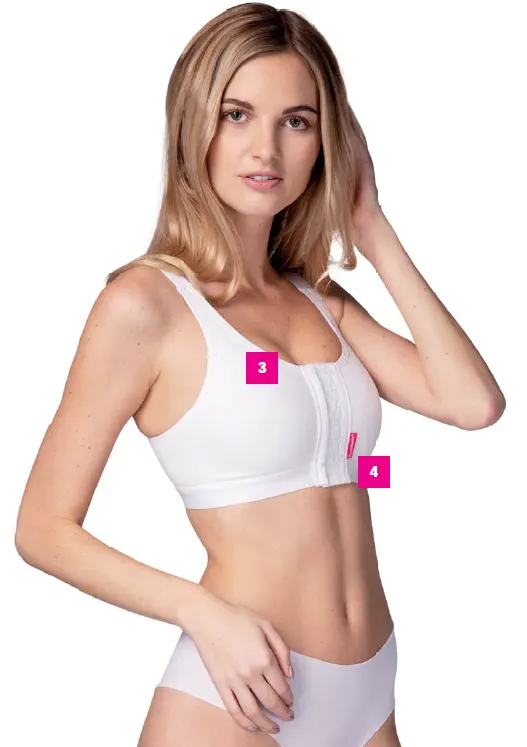 LIPOELASTIC PI Active Cotton Compression Bra | حمالة صدر ضاغطة قطنية LIPOELASTIC طراز PI Active