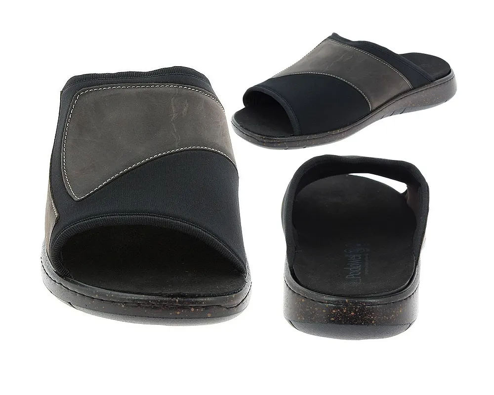 Hozan Brown Medical Sandals | صندل طبي لمرضى السكري