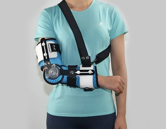 جبيرة تحديد زاوية المرفق | Arm Sling With Elbow ROM