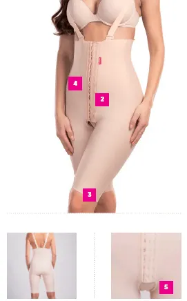 LIPOELASTIC VF Unique Variant Post-Surgical Compression Girdle | حزام ضغط ما بعد الجراحة من نوع LIPOELASTIC VF الفريد