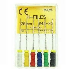 Mani H-Files #45-80 25mm