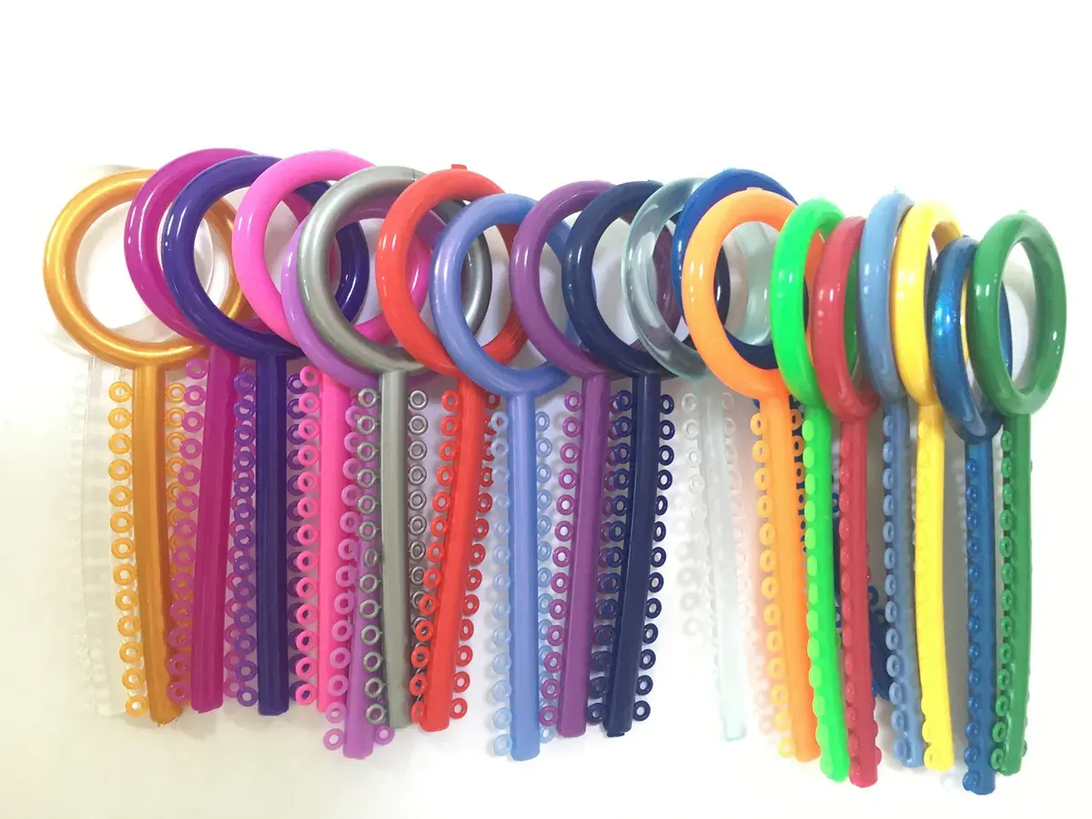 Orthodontic Braces Elastic O-Ring Ligature Ties Rubber Bands – 1040pcs
