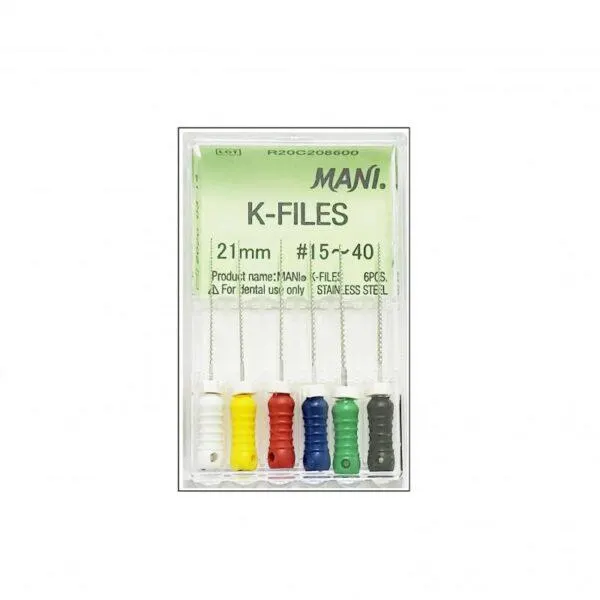 Mani K-Files #15-40 21mm