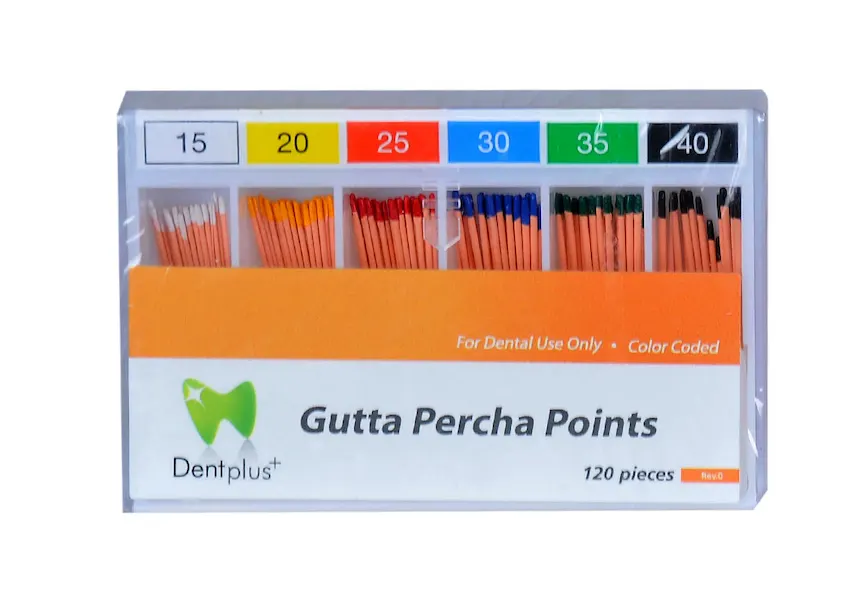 DentPlus Gutta Percha Points Taper 2% #15-40