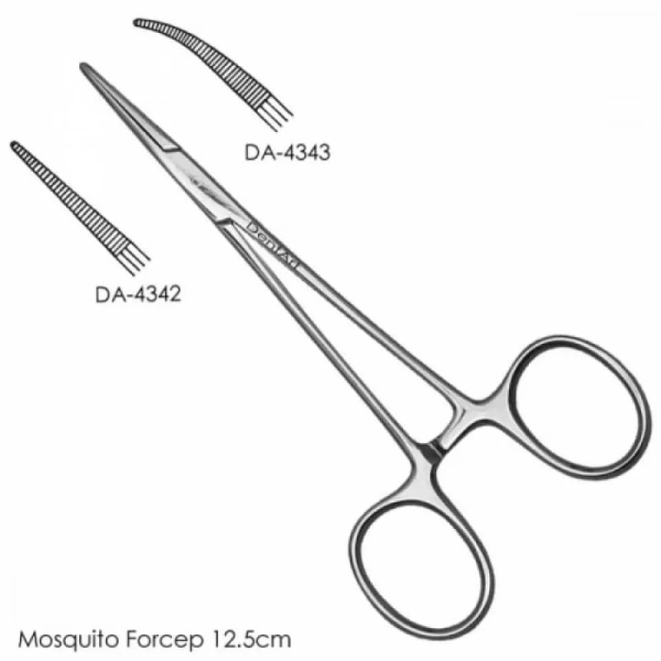 Hemostatic Forcep Mosquito Curved 12.5cm Straight-DA-4343