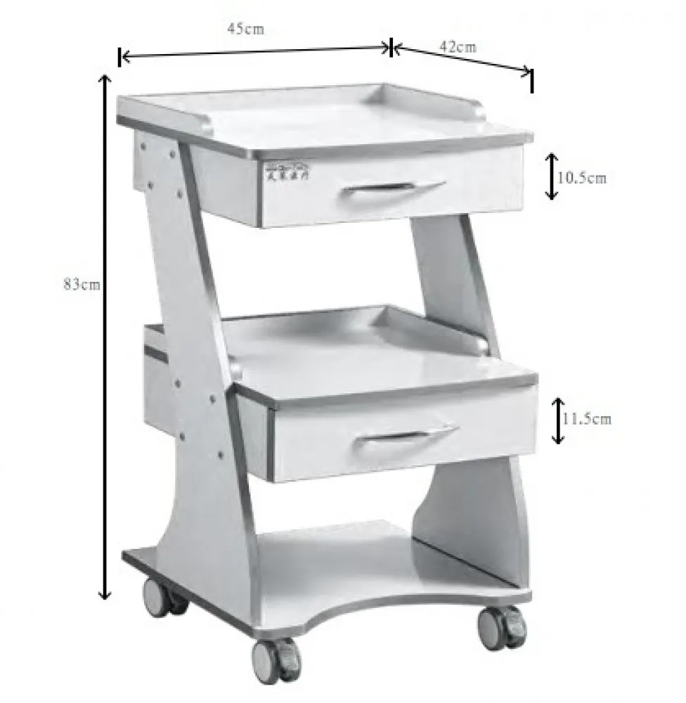 drawer + Acrylic material; Size 45x43x83cmColor:White/bl-mc06