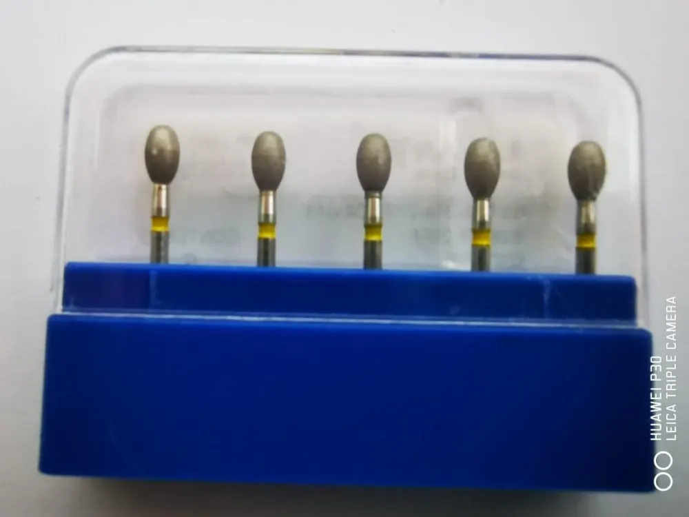 Diamond Bur ISO: 277/018-( pack of 5 ) yellow - TR-28EF