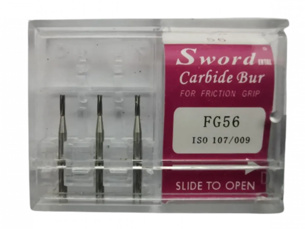 FG CARBIDE BUR SWORD ISO:107/009- ( pack of 3 ) - FG56