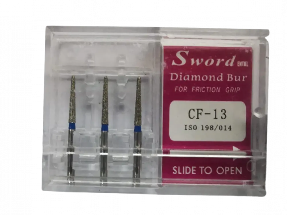 FG DIAMOND BUR Sword ISO:198/014- (pack of 5 ) - CF-13/5
