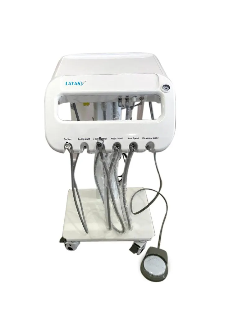 PORTABLE DENTAL UNIT with 3way syringe /LA-611