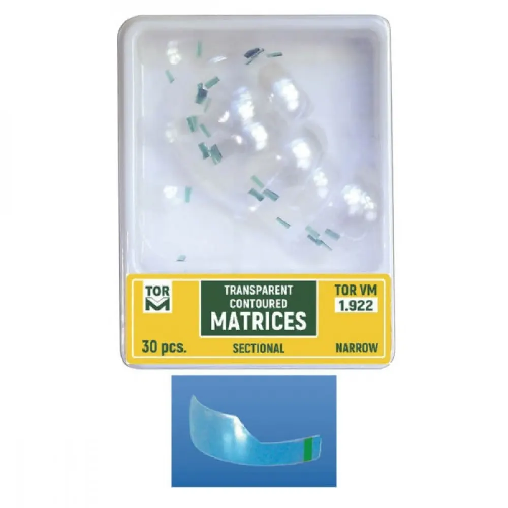 Layan Transparent Sectional Contoured, Narrow Matrices 5mm, PK/30-1.922