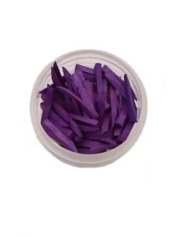 Layan Wooden Wedge, Large Purple, PK/100/803-191L