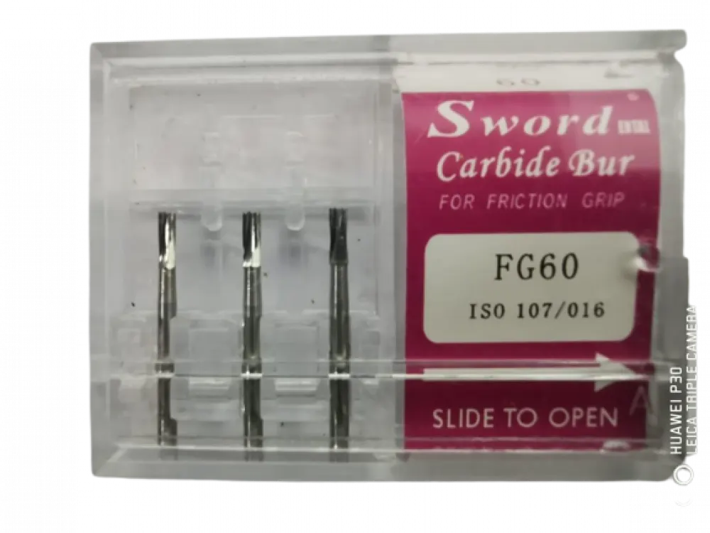 FG CARBIDE BUR SWORD ISO:107/016-( pack of 3 ) - FG60