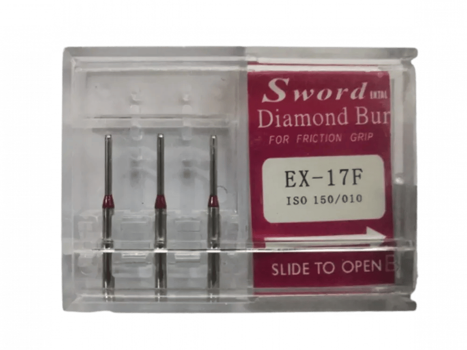FG DIAMOND BUR ISO:150/010- (pack of 5) - EX-17F