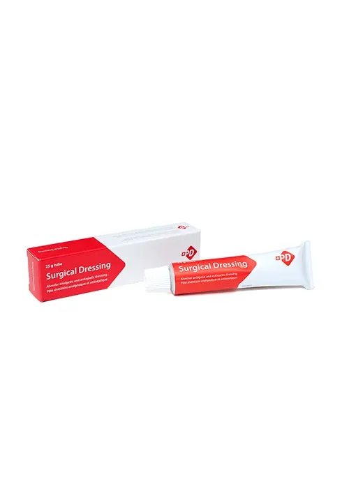 Surgical dressing (25 g) - Альвеолярная обезболивающая и антисептическая повязка. • Produits Dentaires Интернет-магазин стоматологических материалов