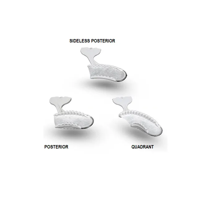 Disposable Impression Bite Trays With Stainless-Steel Edge Frames