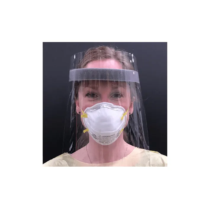 Disposable Clear Full Face Shield with Headband | 12/pkg