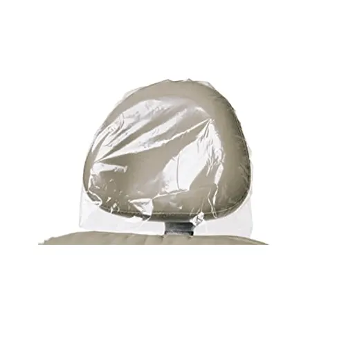 9.5″ Height x 14″ Wide Clear Plastic Headrest Covers