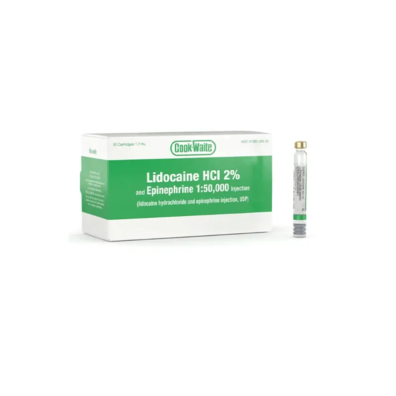 Cook-Waite Lidocaine HCl 2% and Epinephrine 1:50,000