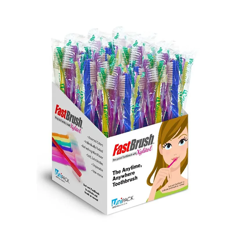FASTBRUSH Pre-Pasted Disposable Toothbrushes