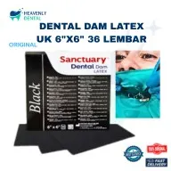 Rubber Dam Sheet Mint Scent 10 Lembar | Rubber Dam Revo merk Sanctuary Dental Dam LATEX