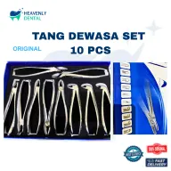 Tang Cabut Gigi Dewasa Set 10 Pcs | Alat Cabut Gigi | Tang Gigi Dewasa Premium