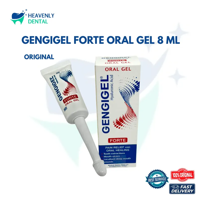 Gengigel Forte Oral Gel Tube 8 ml | Gel Luka Pasca Pembedahan Implan Perawatan Poket Original