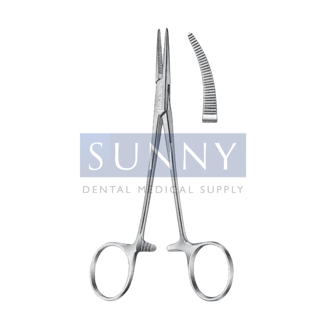 SI Haemostatic Forceps Baby-Crile Pean (Curved)