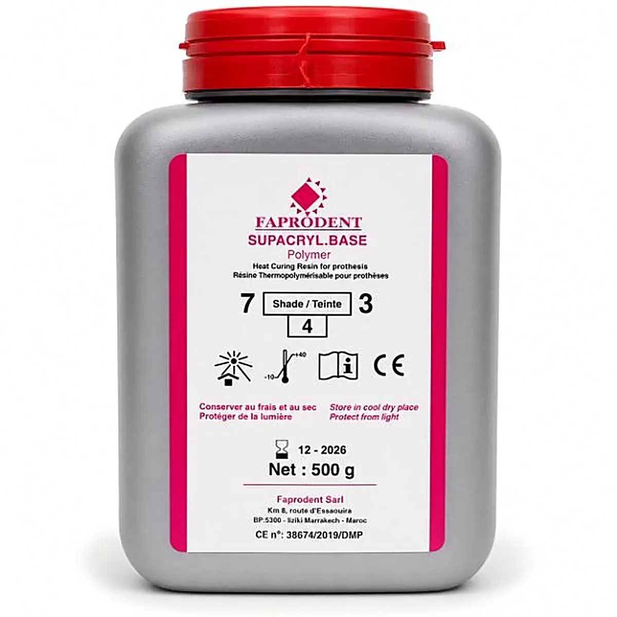 resine chaud faprodent 500g