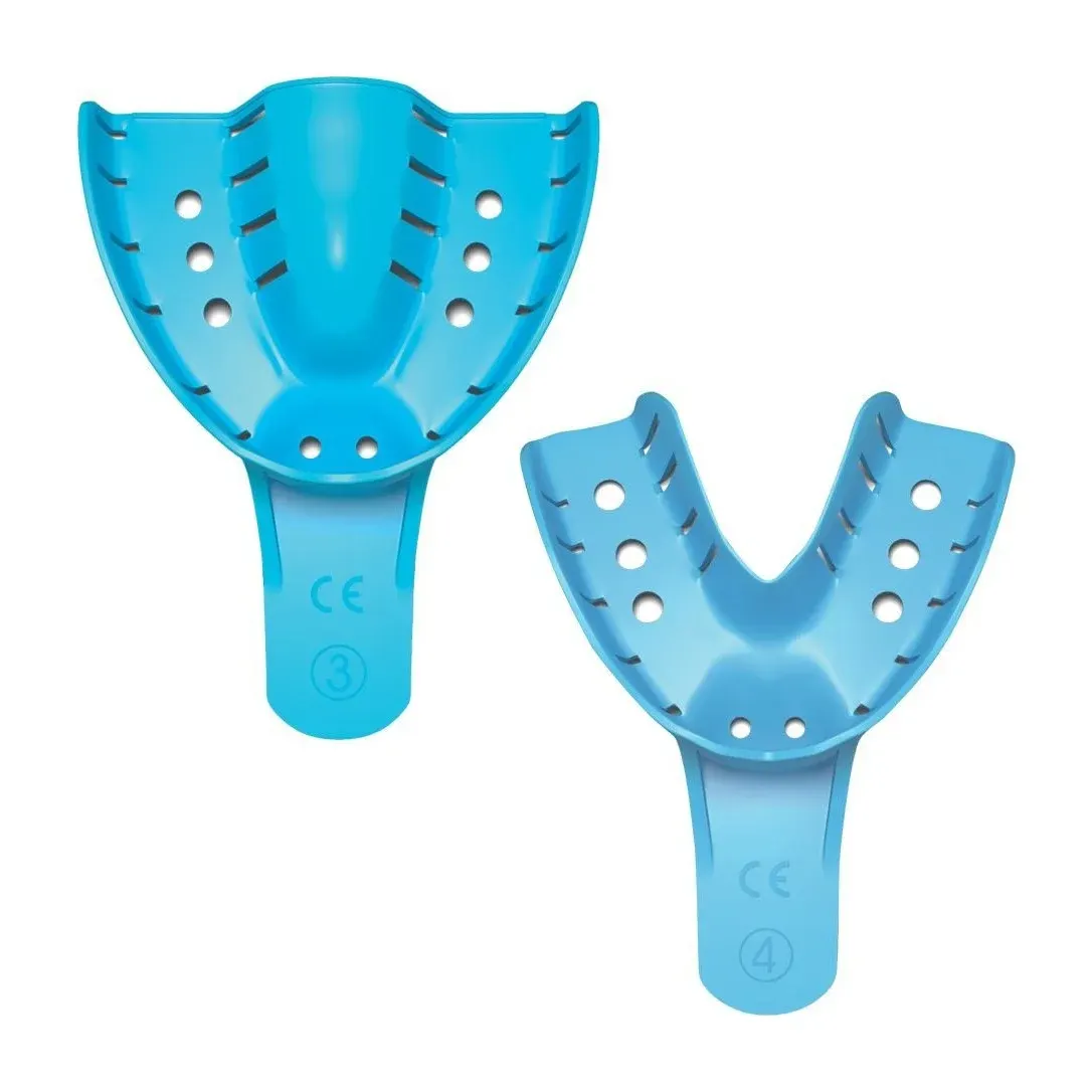 porte empreinte individuelle métallo plastique bleu