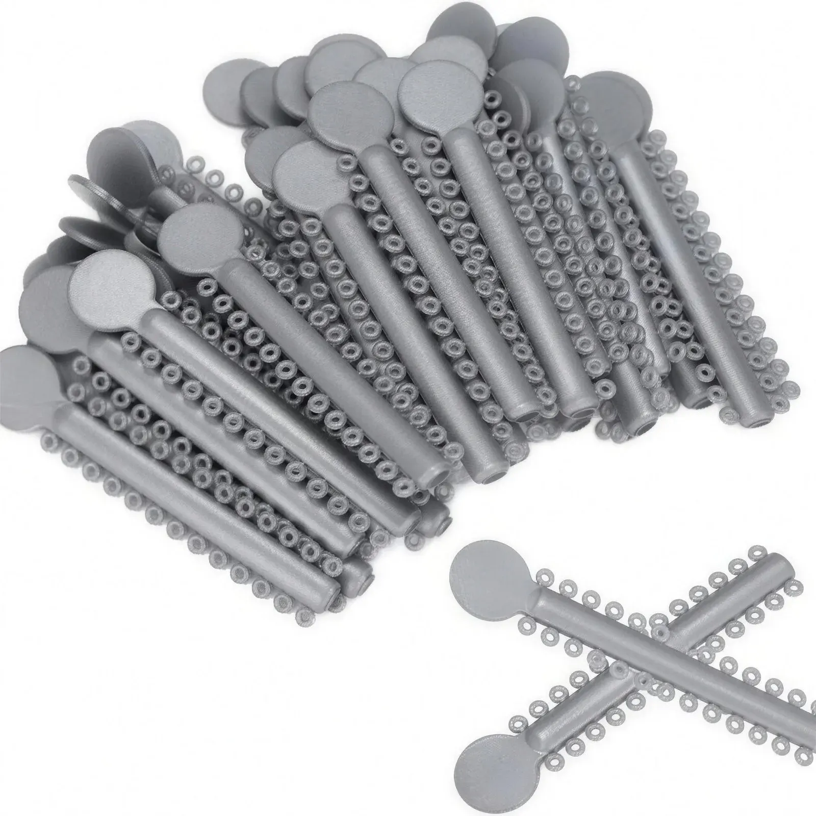 legature plastique grise