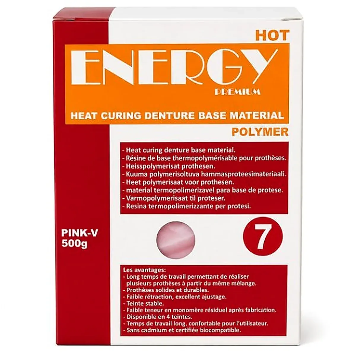 resine energy chaud 500g