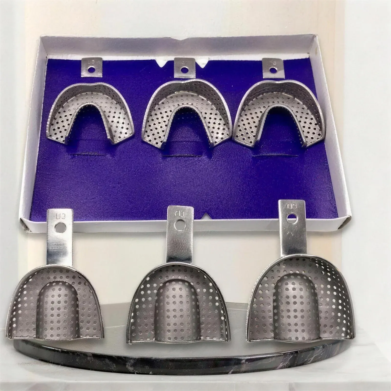 porte empreinte métalique 6pcs