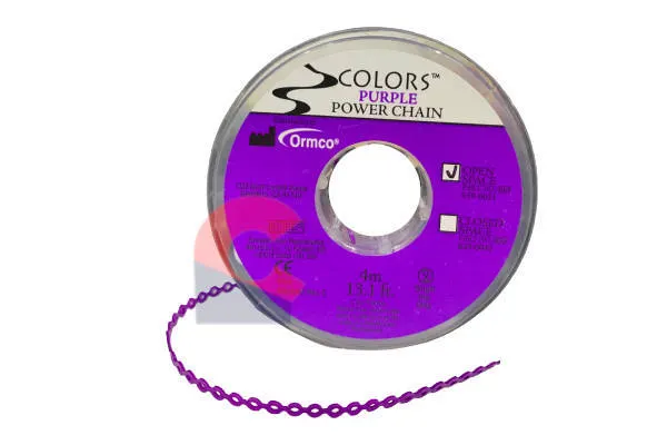 Ormco Power Chain Open Purple