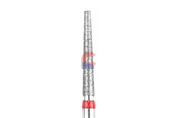 Dentex Diamond Burs #F312- Flat End Taper Fine