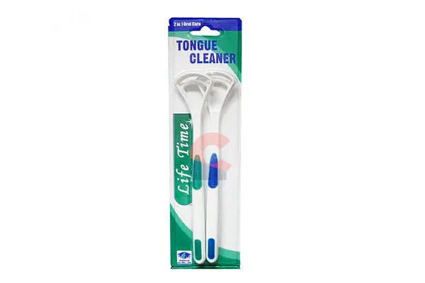 Lifetime Tongue Cleaner 2-in-1