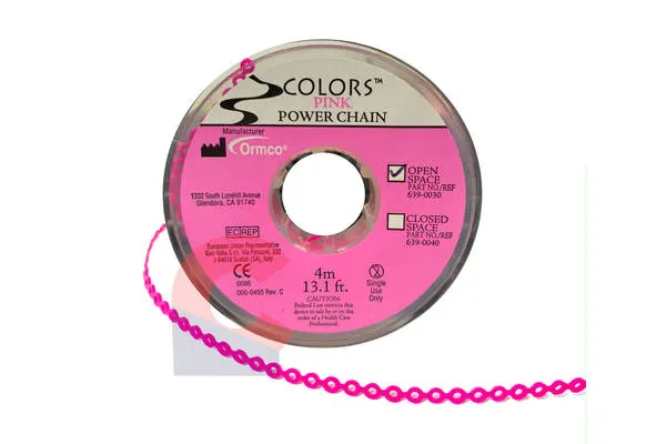Ormco Power Chain Open Pink