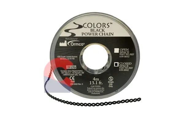 Ormco Power Chain Closed Black