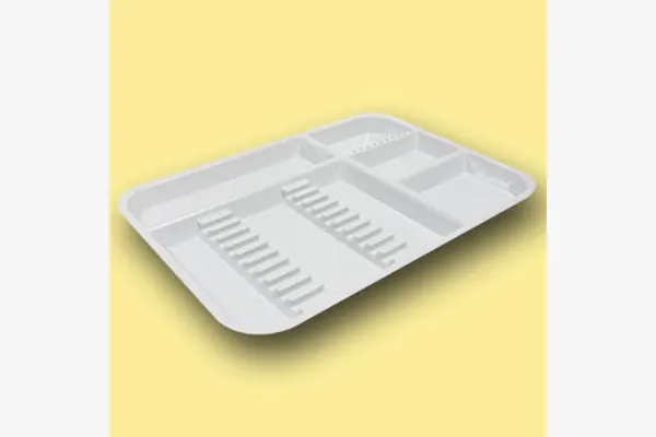 Tray with divider