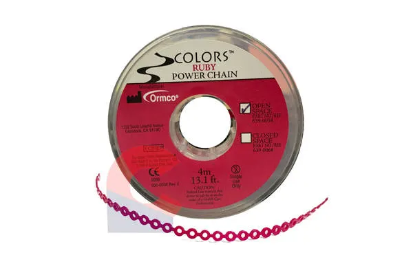 Ormco Power Chain Open Ruby