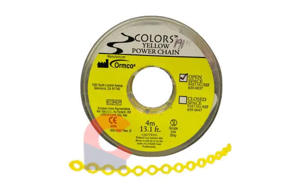 Ormco Power Chain Open Yellow