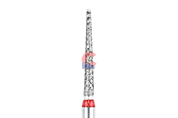 Dentex Diamond Burs #F311- Flat End Taper Fine